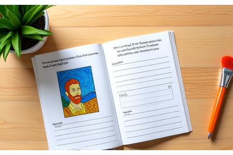 Van Gogh-inspired educational worksheets covering art history and techniques