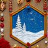 Holiday themed art activities inspired by Van Gogh