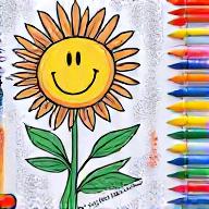 Coloring page for early elementary school